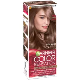 Garnier Çarpıcı Renkler Yoğun Kalıcı Krem Saç Boyası No: 7.12 İnci Kumral - Garnier