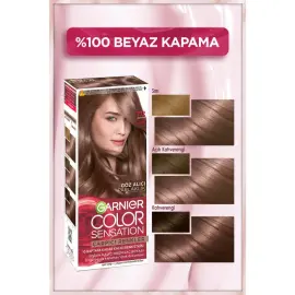 Garnier Çarpıcı Renkler Yoğun Kalıcı Krem Saç Boyası No: 7.12 İnci Kumral - 2