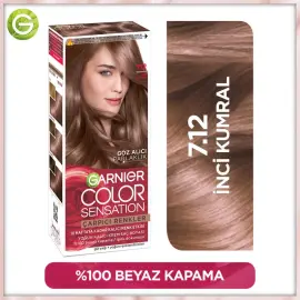 Garnier Çarpıcı Renkler Yoğun Kalıcı Krem Saç Boyası No: 7.12 İnci Kumral - 3