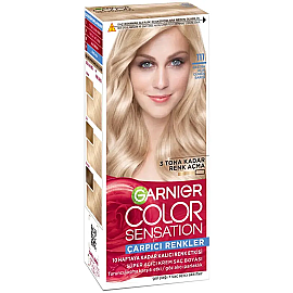 Garnier Çarpıcı Renkler Yoğun Kalıcı Saç Boyası No: 111 Gümüş Sarısı - Garnier