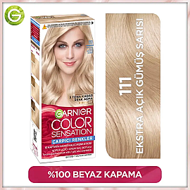 Garnier Çarpıcı Renkler Yoğun Kalıcı Saç Boyası No: 111 Gümüş Sarısı - 2