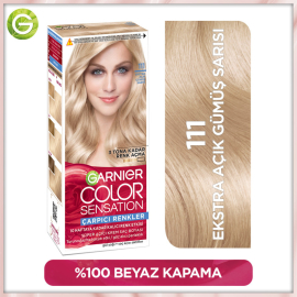 Garnier Çarpıcı Renkler Yoğun Kalıcı Saç Boyası No: 111 Gümüş Sarısı - 2