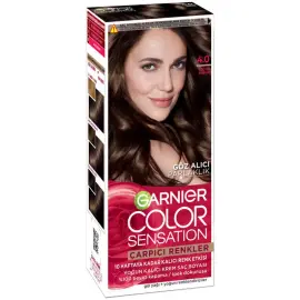 Garnier Çarpıcı Renkler Yoğun Kalıcı Saç Boyası No: 4.0 Yoğun Kahve - Garnier
