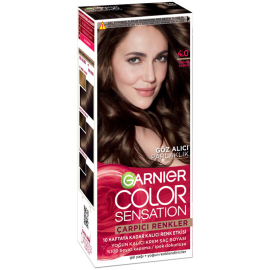 Garnier Çarpıcı Renkler Yoğun Kalıcı Saç Boyası No: 4.0 Yoğun Kahve - Garnier