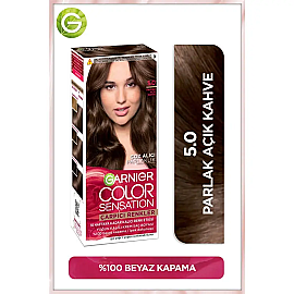 Garnier Çarpıcı Renkler Yoğun Kalıcı Saç Boyası No: 5.0 Parlak Açık Kahve - 2