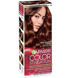 Garnier Çarpıcı Renkler Yoğun Kalıcı Saç Boyası No: 5.35 Çikolata Kahve - Garnier