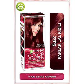 Garnier Çarpıcı Renkler Yoğun Kalıcı Saç Boyası No: 5.62 Parlak Lal Kızılı - 2