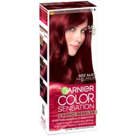 Garnier Çarpıcı Renkler Yoğun Kalıcı Saç Boyası No: 5.62 Parlak Lal Kızılı - Garnier