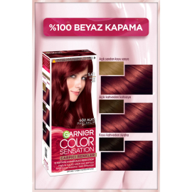 Garnier Çarpıcı Renkler Yoğun Kalıcı Saç Boyası No: 5.62 Parlak Lal Kızılı - 3