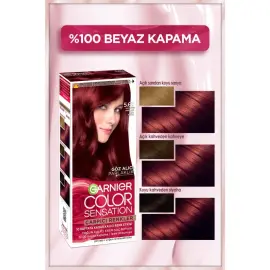 Garnier Çarpıcı Renkler Yoğun Kalıcı Saç Boyası No: 5.62 Parlak Lal Kızılı - 3