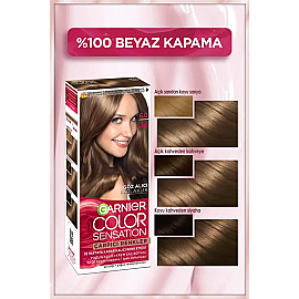 Garnier Çarpıcı Renkler Yoğun Kalıcı Saç Boyası No: 6.0 Yoğun Koyu Kumral - 3