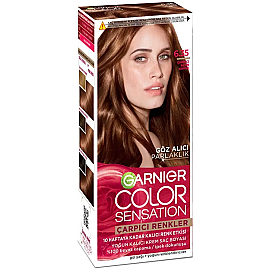 Garnier Çarpıcı Renkler Yoğun Kalıcı Saç Boyası No: 6.35 Çarpıcı Altın Kahve - Garnier