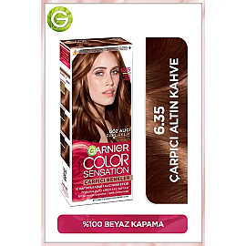 Garnier Çarpıcı Renkler Yoğun Kalıcı Saç Boyası No: 6.35 Çarpıcı Altın Kahve - 2