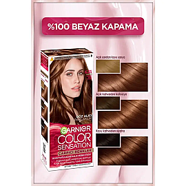 Garnier Çarpıcı Renkler Yoğun Kalıcı Saç Boyası No: 6.35 Çarpıcı Altın Kahve - 3