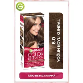 Garnier Çarpıcı Renkler Yoğun Kalıcı Saç Boyası No: 6.0 Yoğun Koyu Kumral - 2