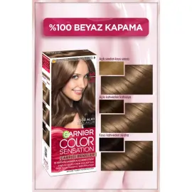 Garnier Çarpıcı Renkler Yoğun Kalıcı Saç Boyası No: 6.0 Yoğun Koyu Kumral - 3