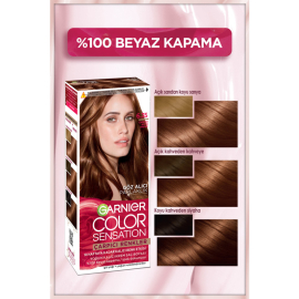 Garnier Çarpıcı Renkler Yoğun Kalıcı Saç Boyası No: 6.35 Çarpıcı Altın Kahve - 3