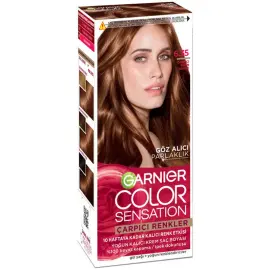 Garnier Çarpıcı Renkler Yoğun Kalıcı Saç Boyası No: 6.35 Çarpıcı Altın Kahve - 1