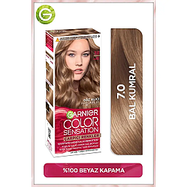 Garnier Çarpıcı Renkler Yoğun Kalıcı Saç Boyası No: 7.0 Bal Kumral - 2