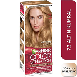 Garnier Çarpıcı Renkler Yoğun Kalıcı Saç Boyası No: 7.3 Altın Kumral - 2