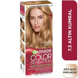 Garnier Çarpıcı Renkler Yoğun Kalıcı Saç Boyası No: 7.3 Altın Kumral - 2