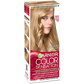 Garnier Çarpıcı Renkler Yoğun Kalıcı Saç Boyası No: 8 Parlak Koyu Sarı - Garnier