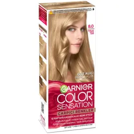 Garnier Çarpıcı Renkler Yoğun Kalıcı Saç Boyası No: 8 Parlak Koyu Sarı - 1