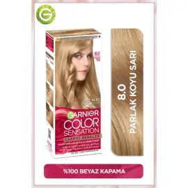 Garnier Çarpıcı Renkler Yoğun Kalıcı Saç Boyası No: 8 Parlak Koyu Sarı - 2