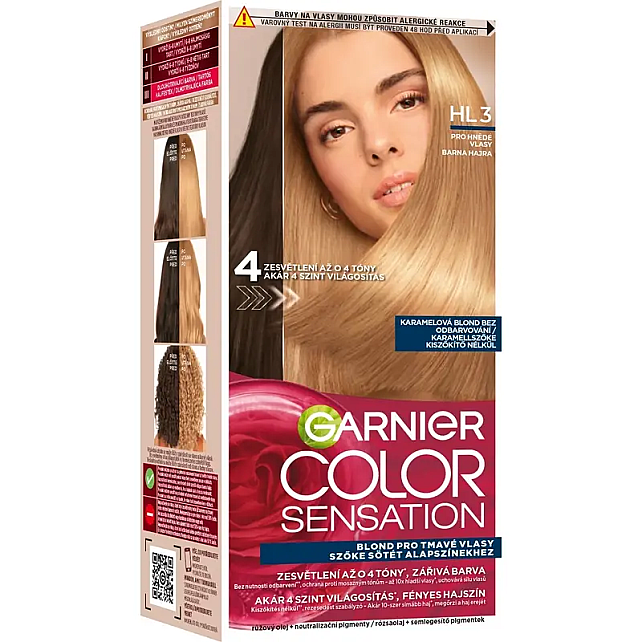 Garnier Çarpıcı Renkler Yoğun Kalıcı Saç Boyası No: HL3 Sarı - 1