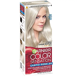 Garnier Çarpıcı Renkler Yoğun Kalıcı Saç Boyası No: S9 Küllü Platin Sarı - Garnier