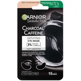 Garnier Charcoal Caffine Depuffing Eye Mask - Göz Çevresi Kağıt Maskesi 5gr - Garnier