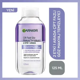 Garnier Çift Fazlı Göz Makyaj Temizleyicisi - 2 Etki 1 Arada 125ml - 2