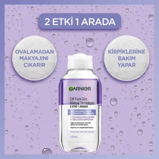 Garnier Çift Fazlı Göz Makyaj Temizleyicisi - 2 Etki 1 Arada 125ml - 4