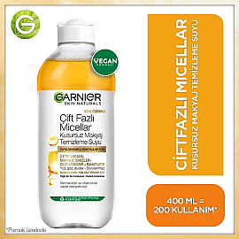 Garnier Çift Fazlı Micellar Makyaj Temizleme Suyu 400ml - 3