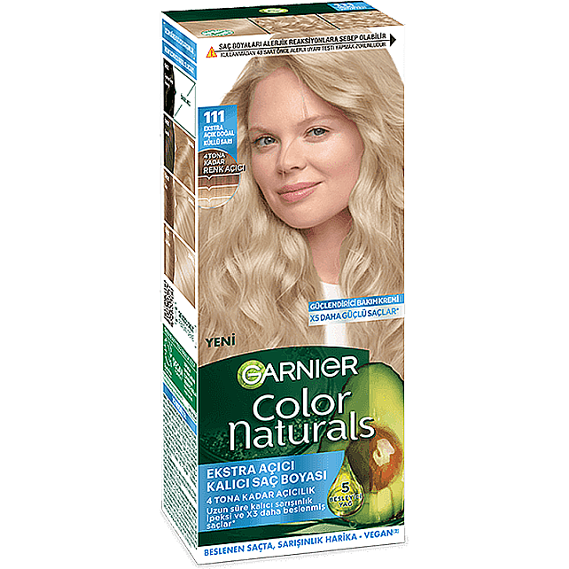 Garnier Color Naturals Saç Boyası No: 111 Ekstra Açık Doğal Küllü Sarı - 1