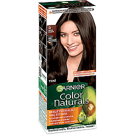 Garnier Color Naturals Saç Boyası No: 3 Koyu Kahve - Garnier