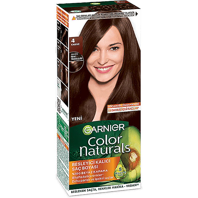 Garnier Color Naturals Saç Boyası No: 4 Kahve - 1