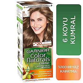 Garnier Color Naturals Saç Boyası No: 6 Koyu Kumral - 2