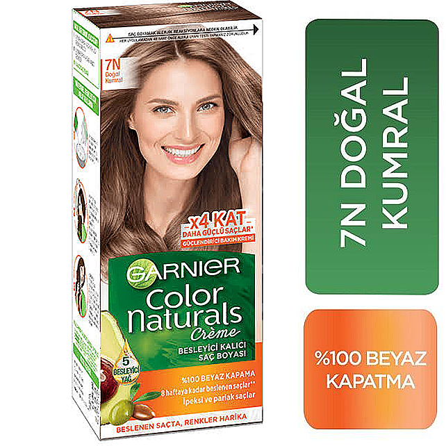 Garnier Color Naturals Saç Boyası No: 7N Doğal Kumral - 2
