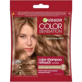 Garnier Color Sensation Color Shampoo - Şampuan Boya No: 7.0 Medium Blonde - 1