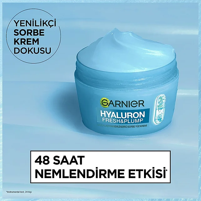 Garnier Hyaluron Fresh & Plump Nemlendirici Sorbe Yüz Kremi 85ml - 2