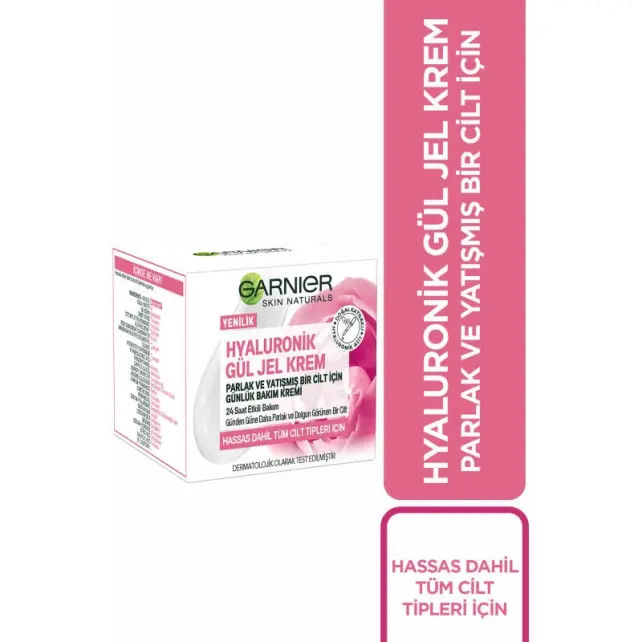 Garnier Hyaluronik Gül Jel Krem 50ml - 3