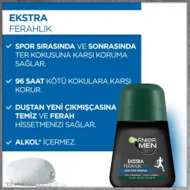 Garnier Men Ekstra Ferahlık Roll-On Deodorant 50ml - 3