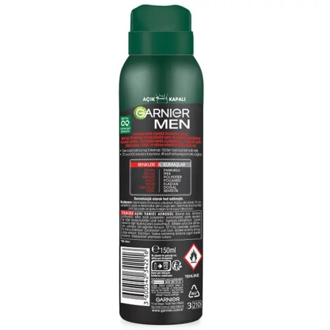 Garnier Men Lekesiz Koruma Deodorant 150ml - 2