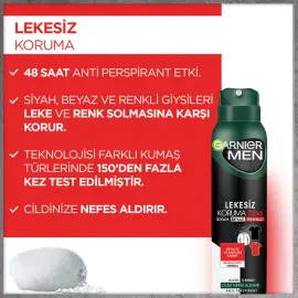 Garnier Men Lekesiz Koruma Deodorant 150ml - 3