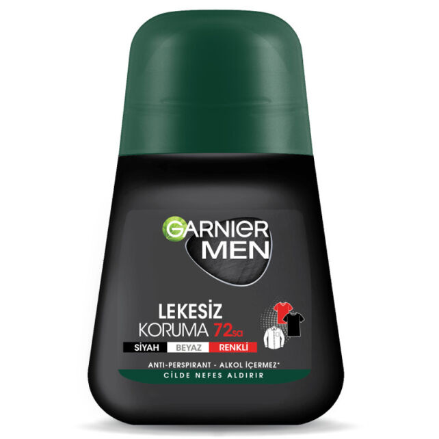 Garnier Men Lekesiz Koruma Roll-On Deodorant 50ml - 1