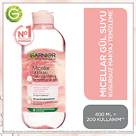 Garnier Micellar Gül Suyu Kusursuz Makyaj Temizleme Suyu 400ml - 3