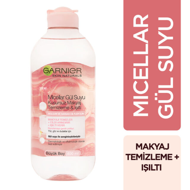 Garnier Micellar Gül Suyu Kusursuz Makyaj Temizleme Suyu 400ml - 2