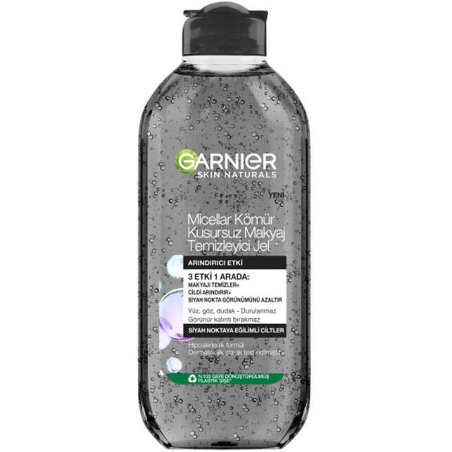 Garnier Micellar Kömür Kusursuz Makyaj Temizleme Suyu 400ml - 1