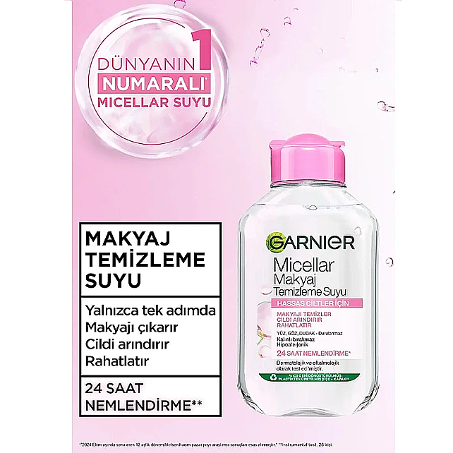 Garnier Micellar Kusursuz Makyaj Temizleme Suyu 100ml - 2